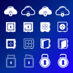 Free safe nature lock vector